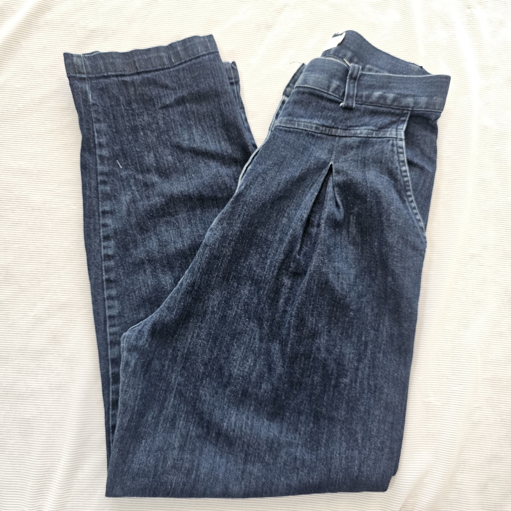 NICO.NICO‎ Pleated High Waist Wide Leg Denim Jeans Size 4 - Picture 8 of 13